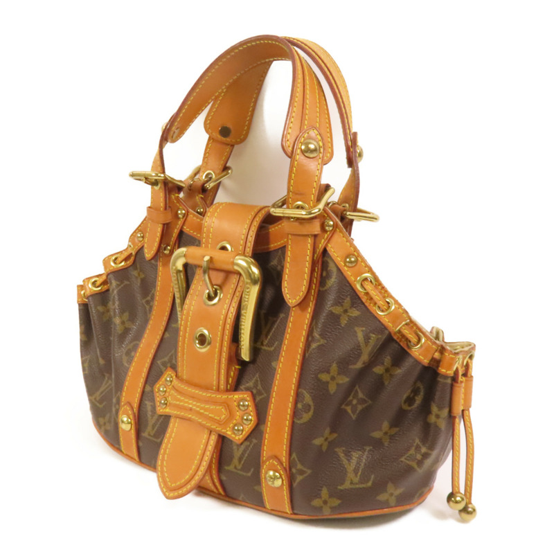 LOUIS VUITTON Monogram Theda GM金扣手挽袋-2