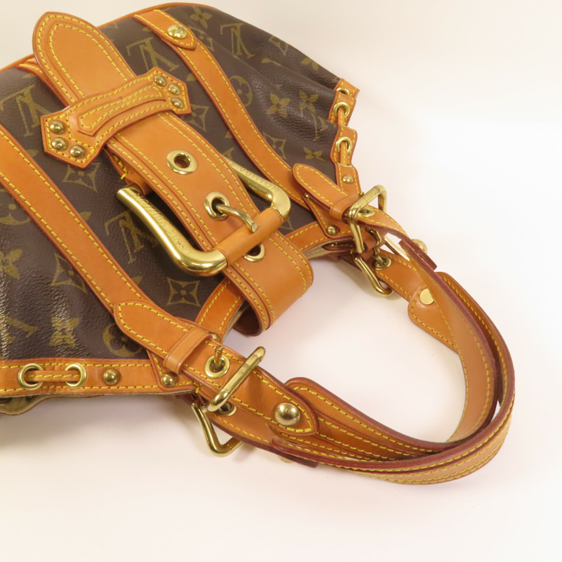 LOUIS VUITTON Monogram Theda GM金扣手挽袋-5