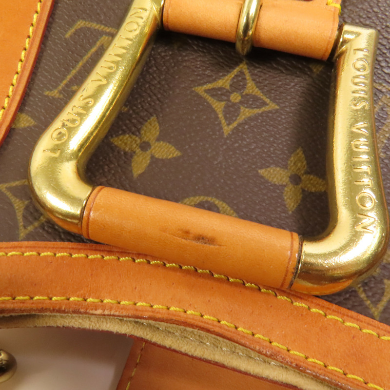 LOUIS VUITTON Monogram Theda GM金扣手挽袋-14