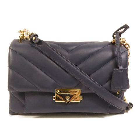 Michael Kors 牛皮皮革Chain Shoulder金扣肩背袋