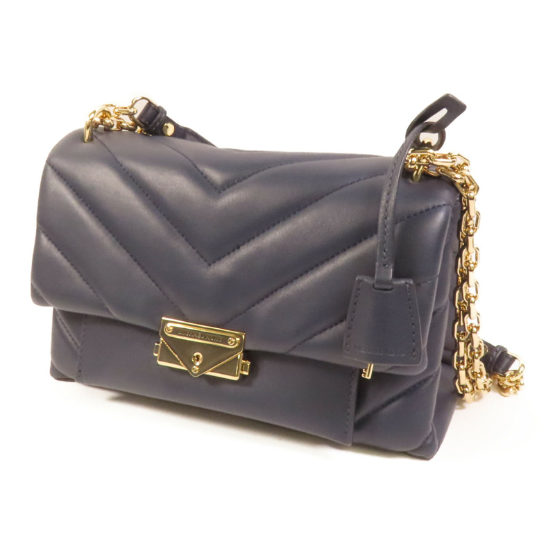 Michael Kors 牛皮皮革Chain Shoulder金扣肩背袋-2