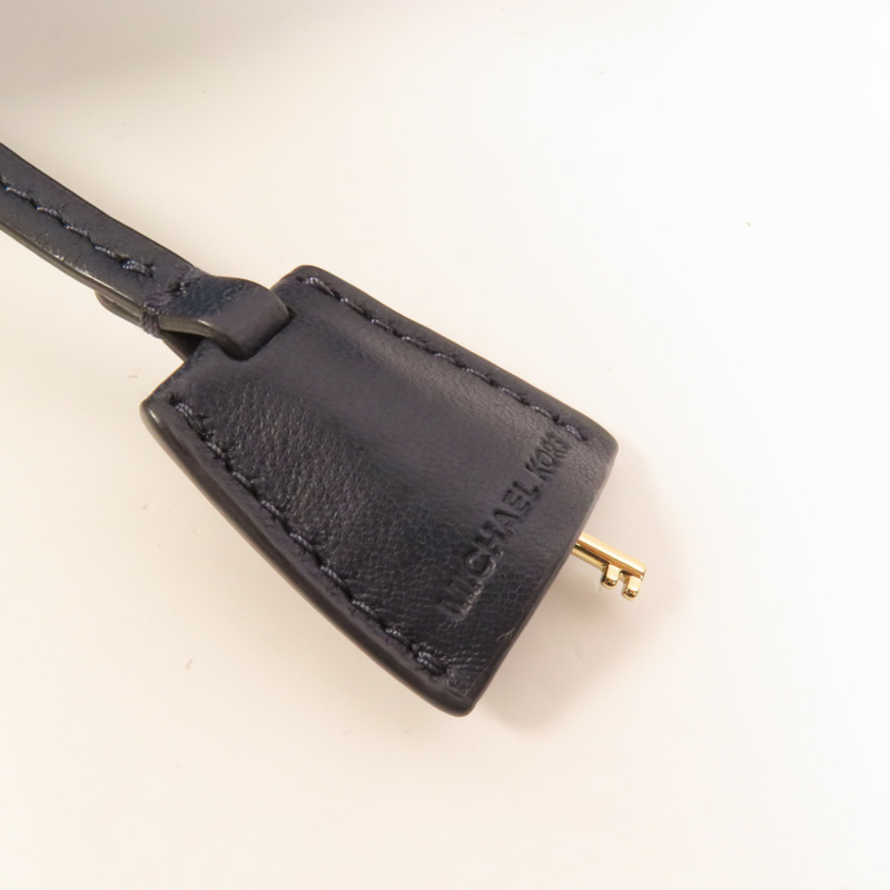 Michael Kors 牛皮皮革Chain Shoulder金扣肩背袋-5