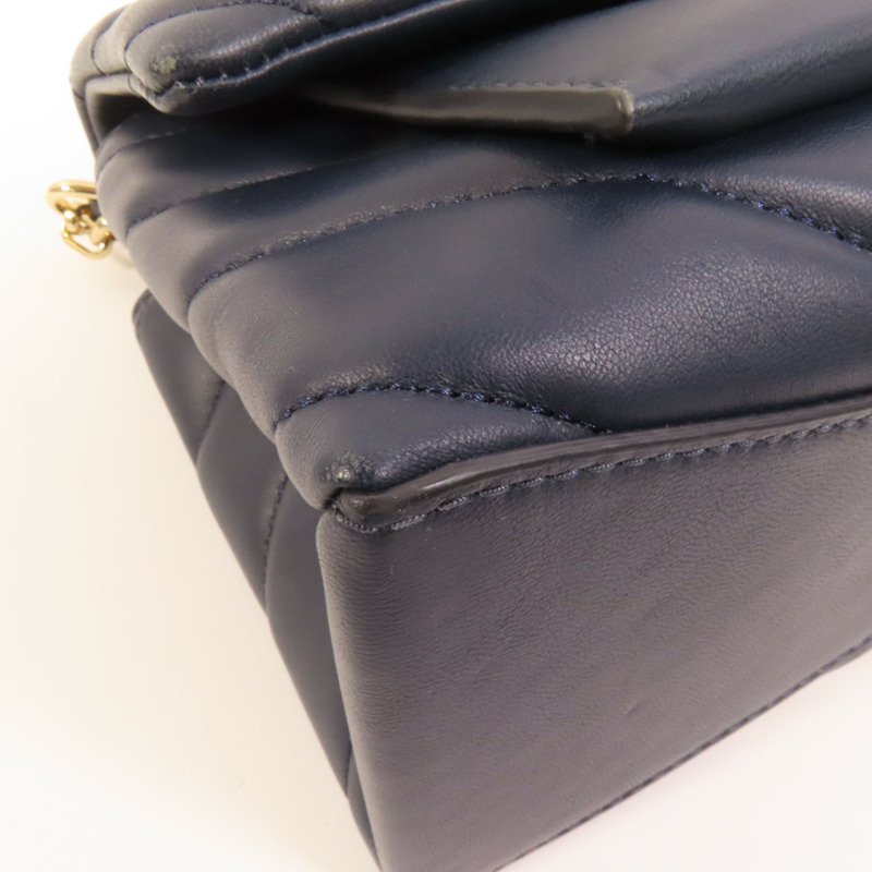 Michael Kors 牛皮皮革Chain Shoulder金扣肩背袋-12