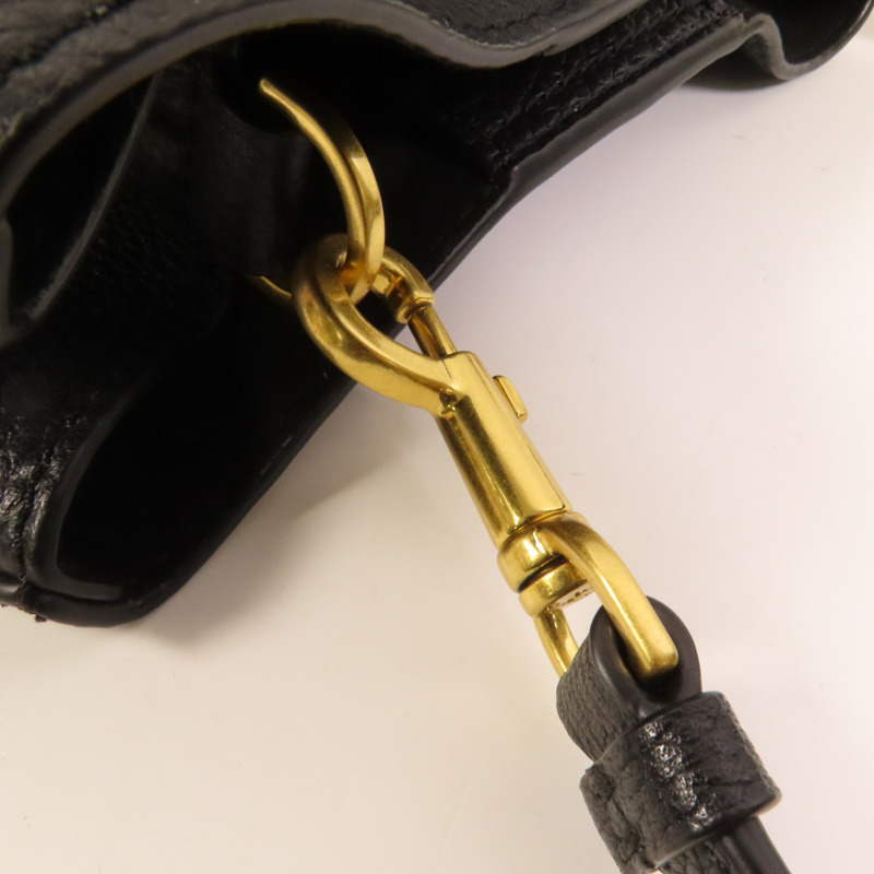 Tory Burch 牛皮皮革Bucket Bag金扣肩背袋-5