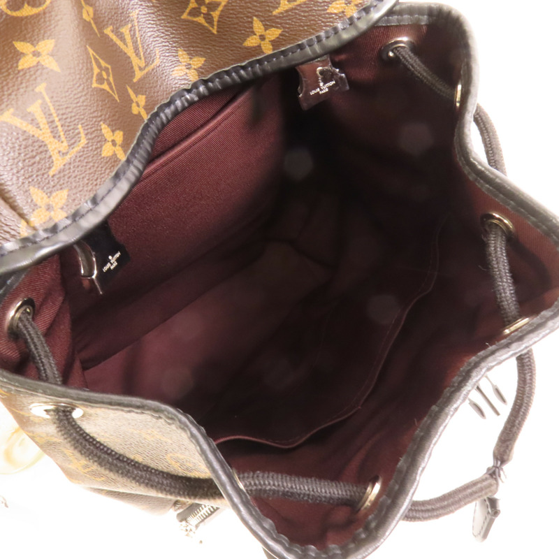 LOUIS VUITTON Monogram Zack Backpack銀扣背包-4
