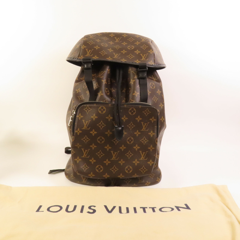 LOUIS VUITTON Monogram Zack Backpack銀扣背包-11