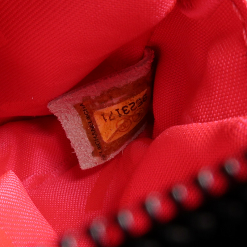 CHANEL 牛皮皮革Cambon Belt Pouch銀扣錢包-14