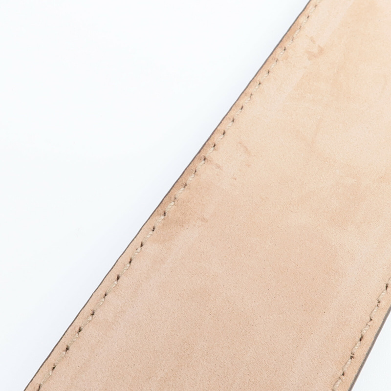 GUCCI 皮革/帆布Belt金扣皮帶-7