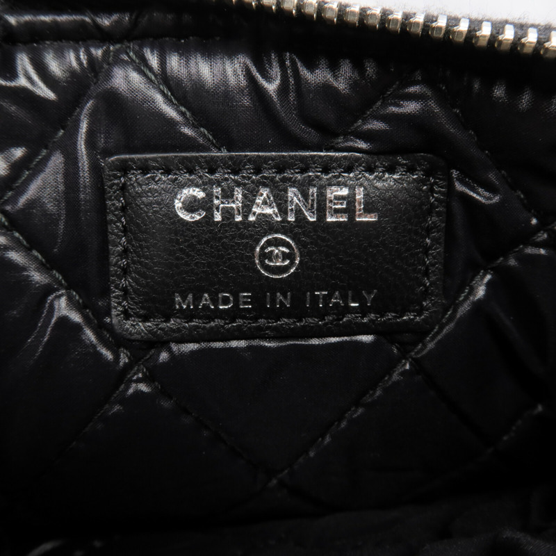 CHANEL 漆皮皮革Wallet銀扣長錢包-12
