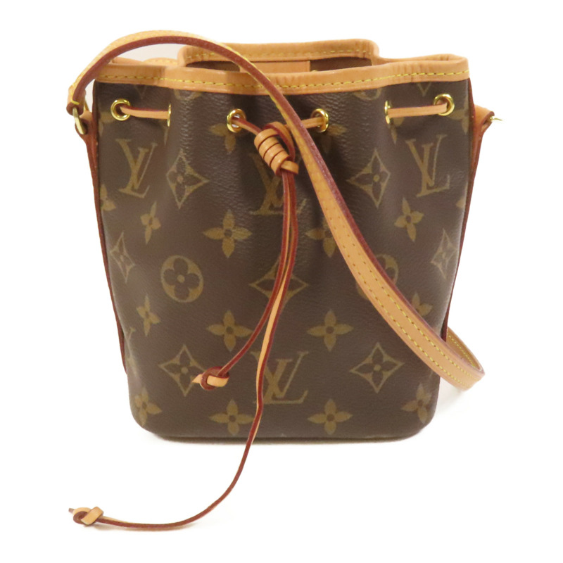 LOUIS VUITTON Monogram Nano Noe金扣肩背袋-0