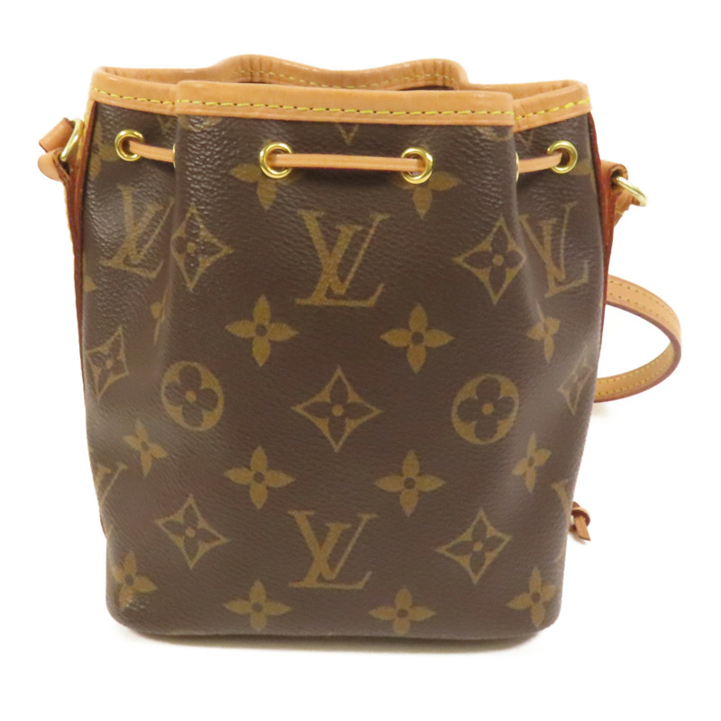 LOUIS VUITTON Monogram Nano Noe金扣肩背袋-1