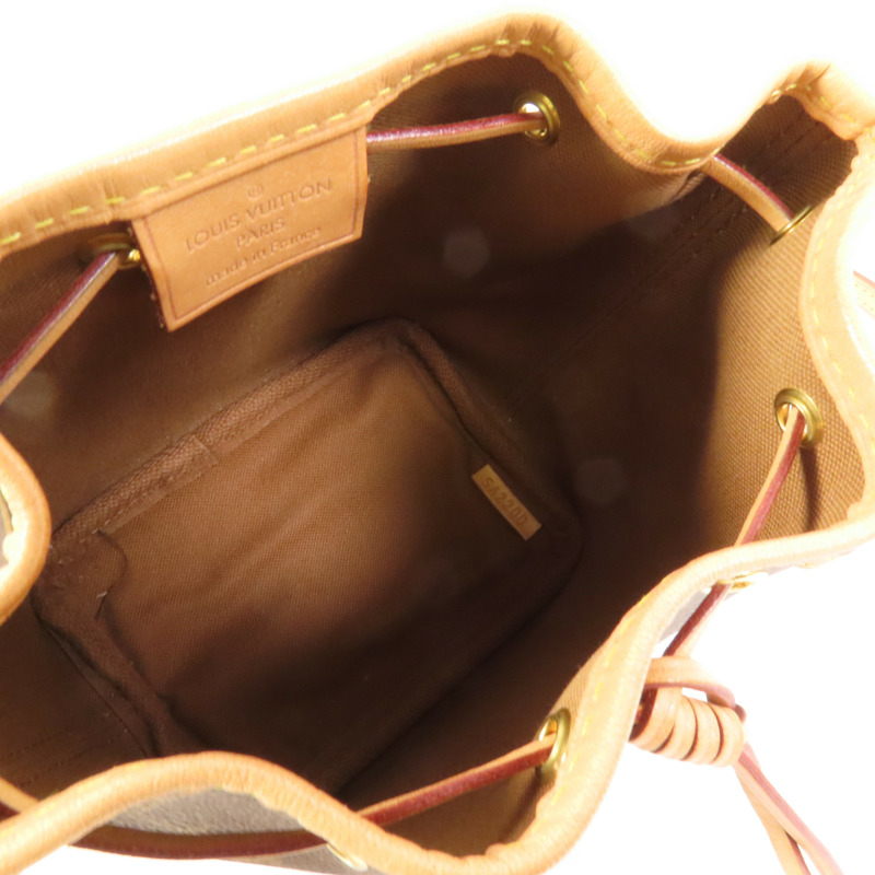 LOUIS VUITTON Monogram Nano Noe金扣肩背袋-6