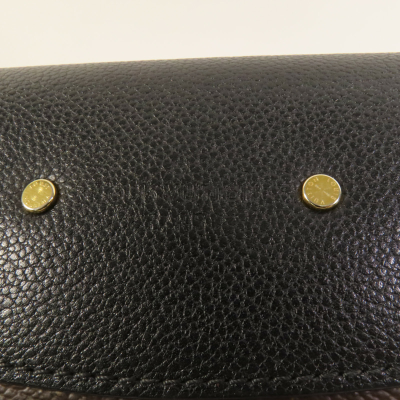 LOUIS VUITTON Monogram Saint Placide金扣肩背袋棕色/色-7