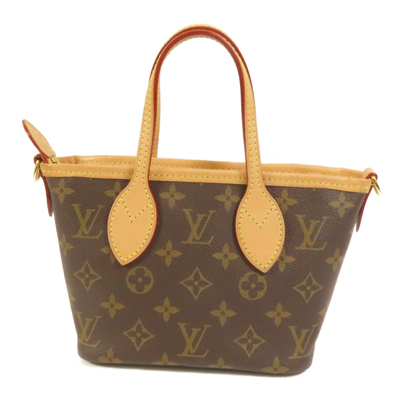 LOUIS VUITTON Monogram Neverfull BB金扣手挽肩背兩用袋-1