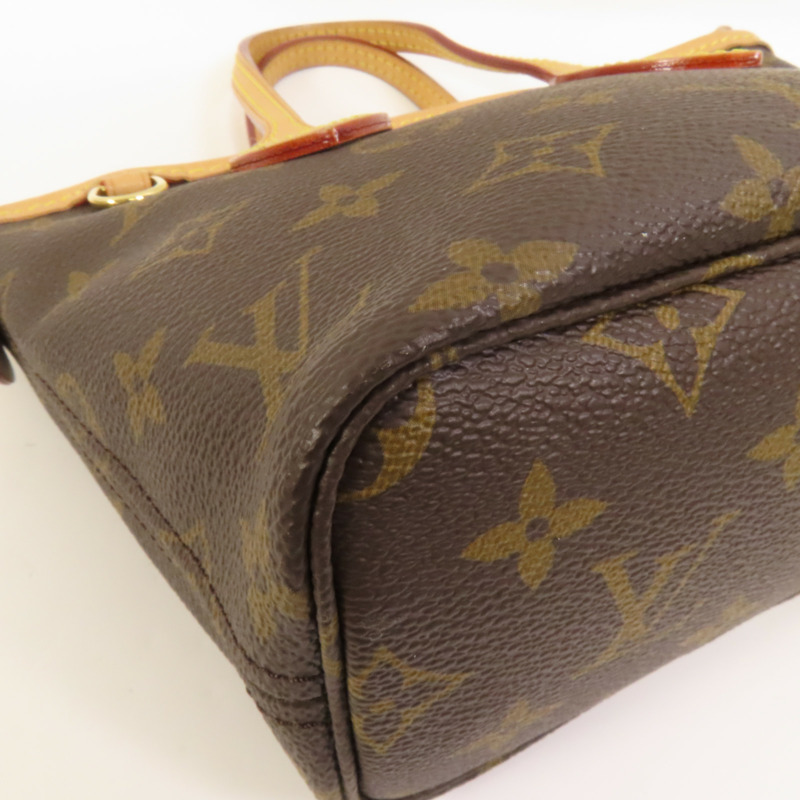 LOUIS VUITTON Monogram Neverfull BB金扣手挽肩背兩用袋-11