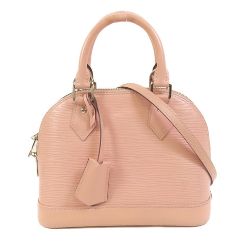 LOUIS VUITTON Epi Alma BB銀扣手挽肩背兩用袋