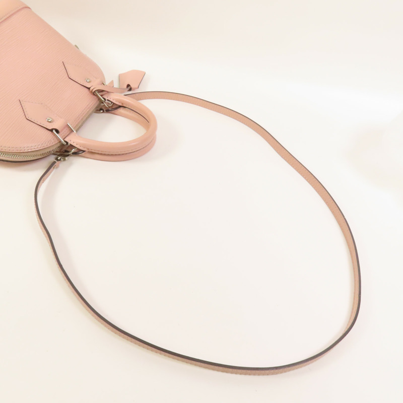 LOUIS VUITTON Epi Alma BB銀扣手挽肩背兩用袋-4