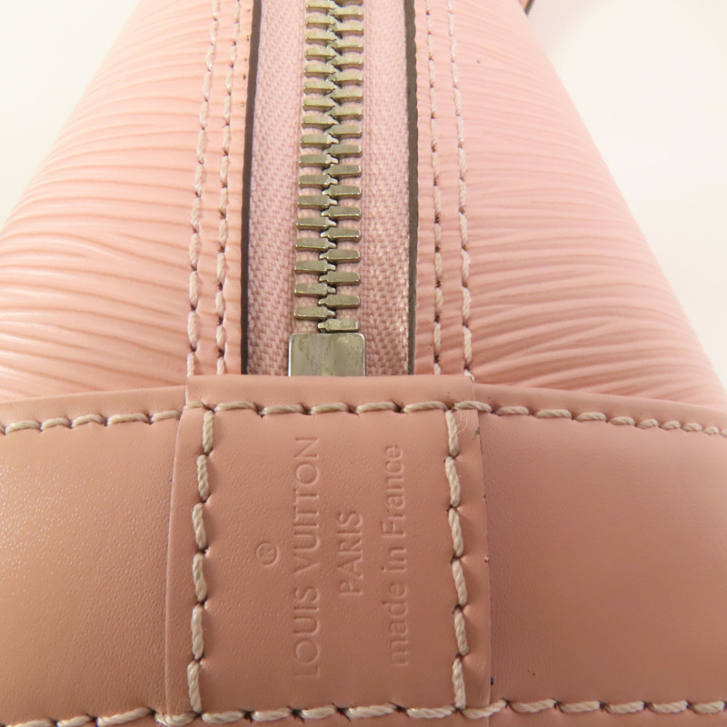 LOUIS VUITTON Epi Alma BB銀扣手挽肩背兩用袋-9