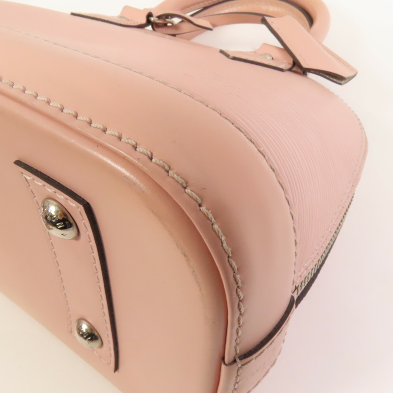 LOUIS VUITTON Epi Alma BB銀扣手挽肩背兩用袋-13