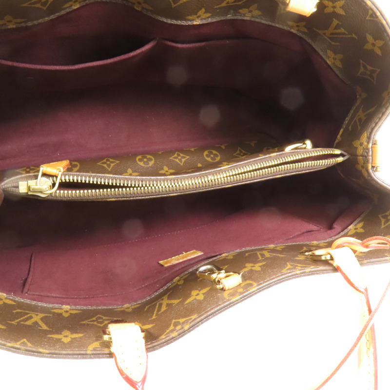 LOUIS VUITTON Monogram Montaigne MM金扣手挽肩背兩用袋-7