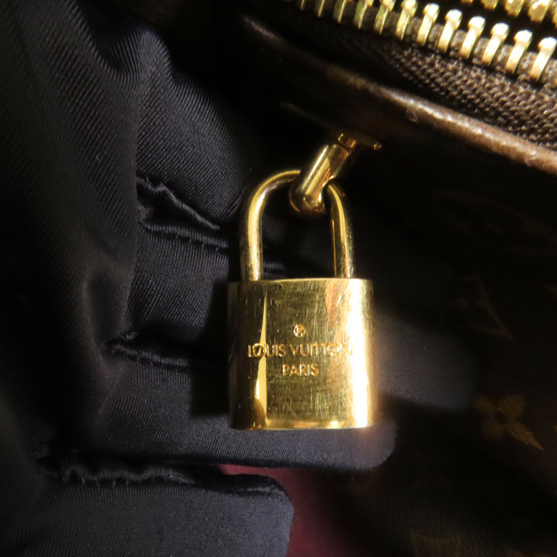 LOUIS VUITTON Monogram Montaigne MM金扣手挽肩背兩用袋-8