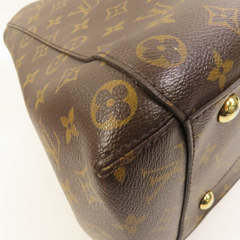 LOUIS VUITTON Monogram Montaigne MM金扣手挽肩背兩用袋-11