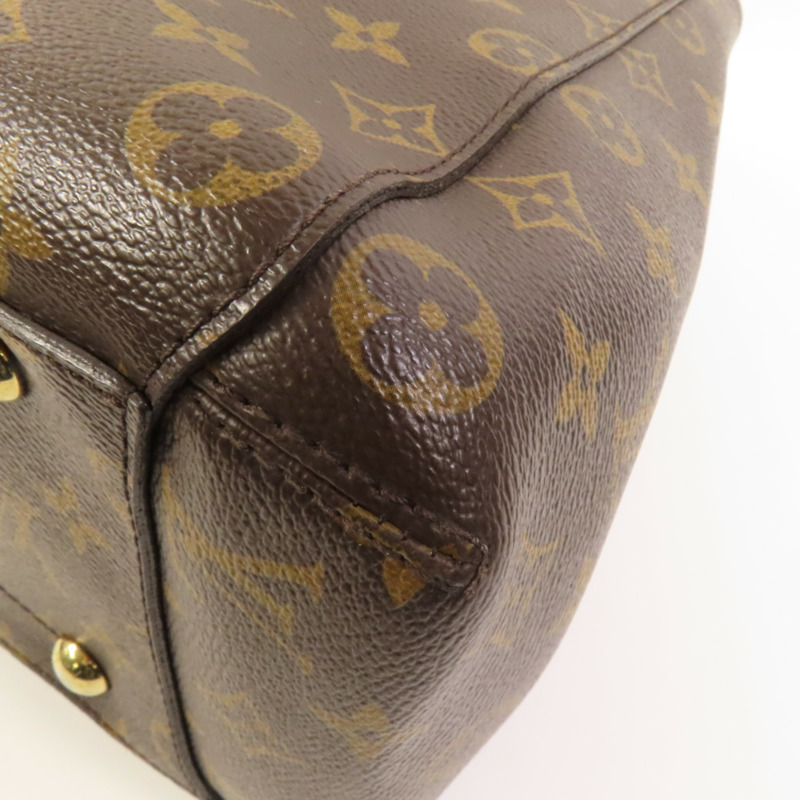 LOUIS VUITTON Monogram Montaigne MM金扣手挽肩背兩用袋-14