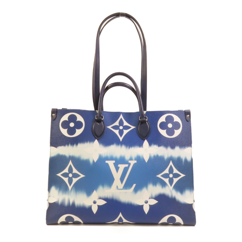 LOUIS VUITTON Monogram Escale On The Go銀扣手挽肩背兩用袋-1
