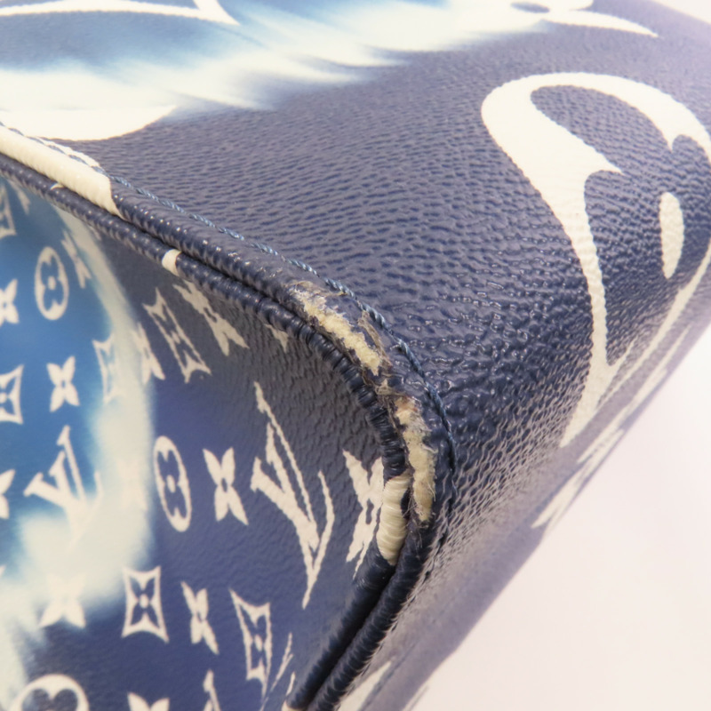 LOUIS VUITTON Monogram Escale On The Go銀扣手挽肩背兩用袋-9