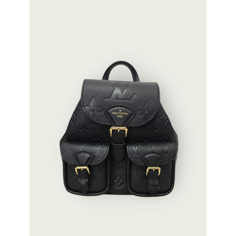 【包稅】LOUIS VUITTON 黑色 Monogram Empreinte 備份背包-0