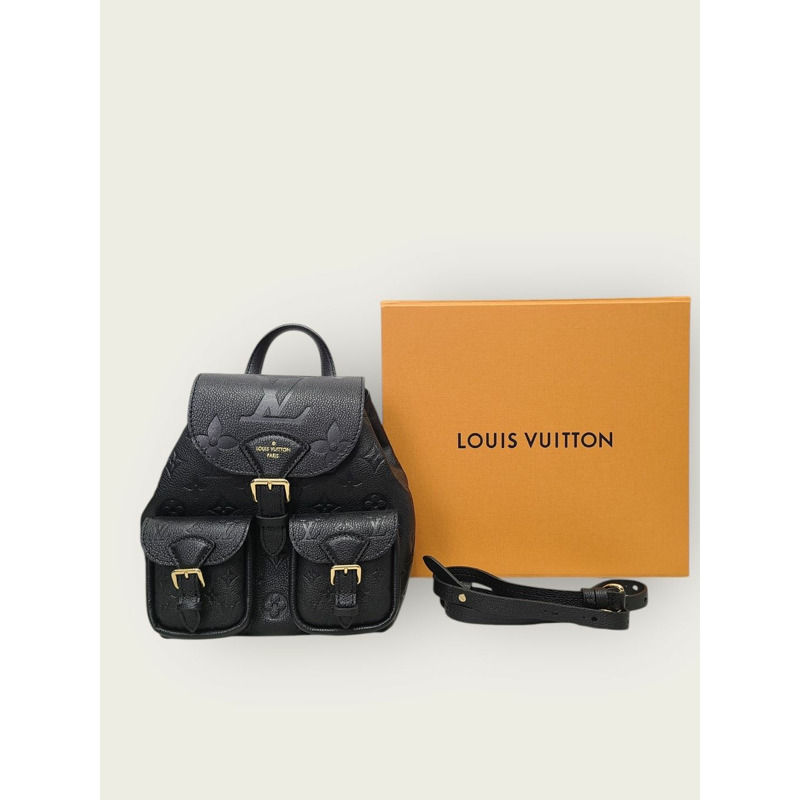 【包稅】LOUIS VUITTON 黑色 Monogram Empreinte 備份背包-6