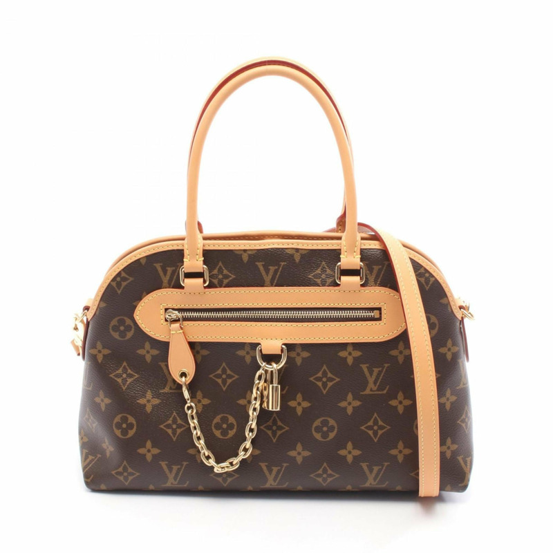 路易威登 Evermore PM 手提包，塗層帆布和皮革，Monogram 圖案，女士，棕色，M15208-0