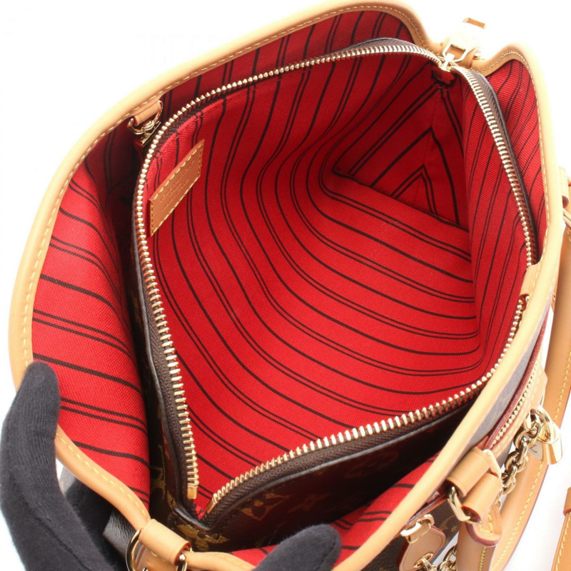 路易威登 Evermore PM 手提包，塗層帆布和皮革，Monogram 圖案，女士，棕色，M15208-2