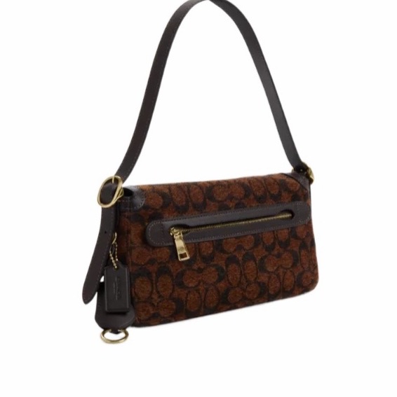 Coach 女士 Etta 翻盖单肩包均码码25cm*6.35cm*13cm-2