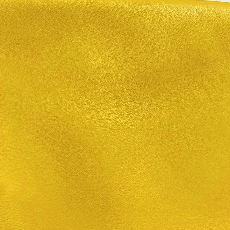 CELINE TRIO小號黃色羊皮斜挎包單肩包金色五金-9