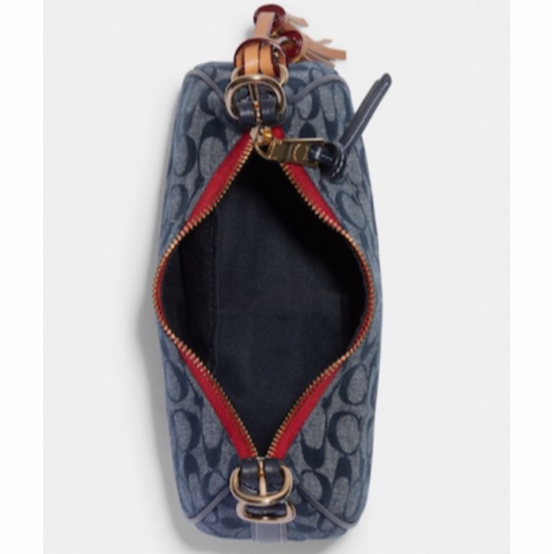 Coach 女士 徽標單肩包均碼碼長度：21cm，寬度：8cm，高度：18cm-3