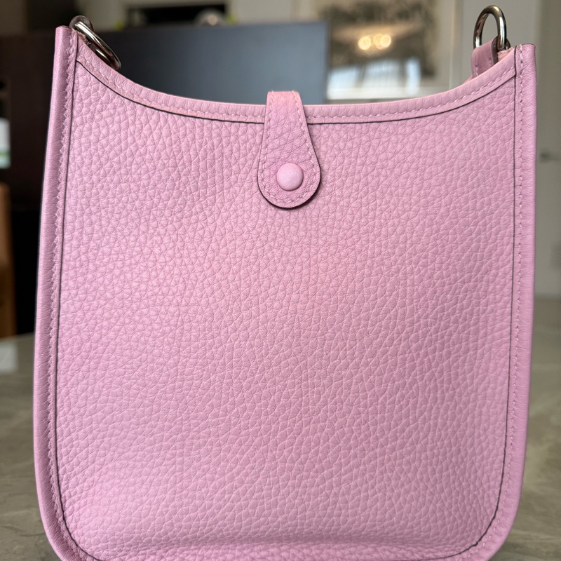 愛馬仕 mini Evelyne 錦葵紫X9-1