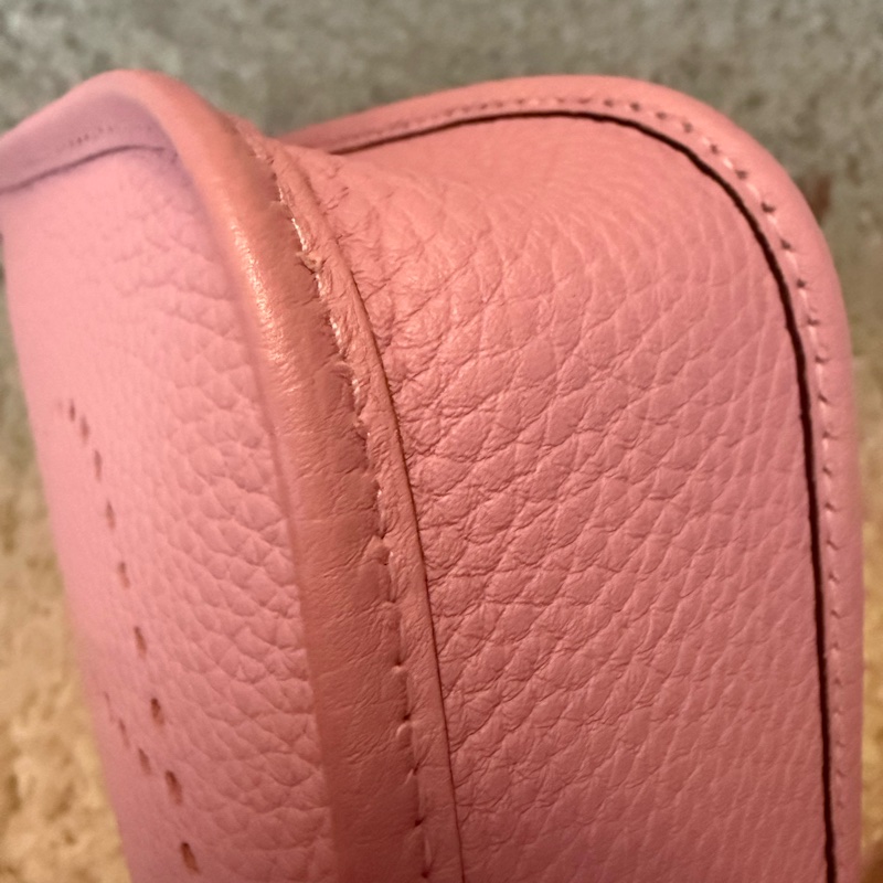 愛馬仕 mini Evelyne 錦葵紫X9-3