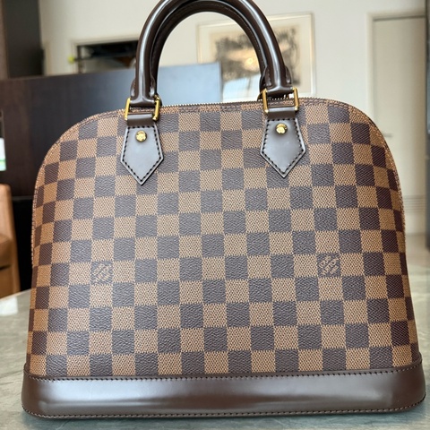 LV Alma pm 棋盤格