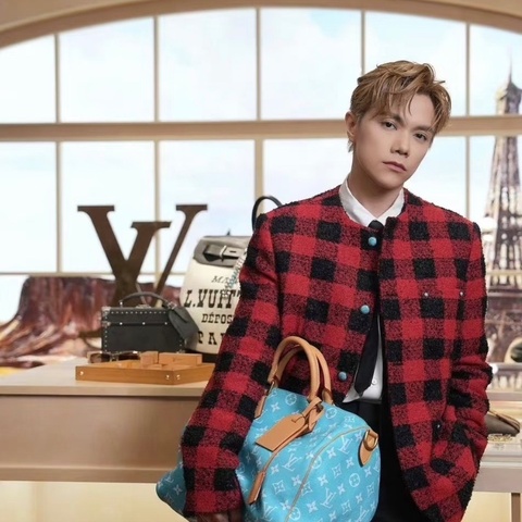 LV Speedy P9 Bandouliere 40綠松石子母手提肩背斜背包芯片款 40*26*23 全新閒置配件塵袋吊牌鎖鑰匙
