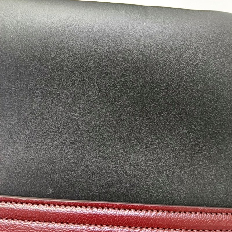 CELINE C 中號黑色牛皮單肩包手提包金色五金-12