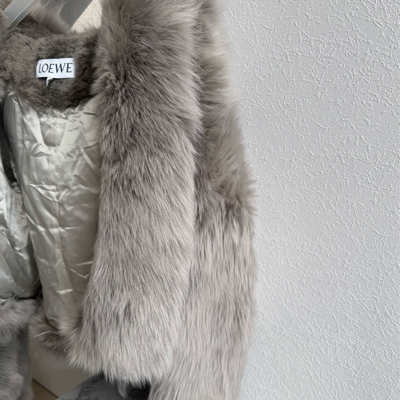 Loewe灰色羊毛大衣外套🧥36號 貴婦名媛必備商品❤️❤️-6