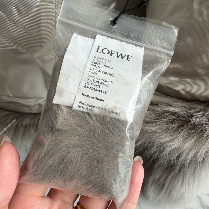 Loewe灰色羊毛大衣外套🧥36號 貴婦名媛必備商品❤️❤️-8