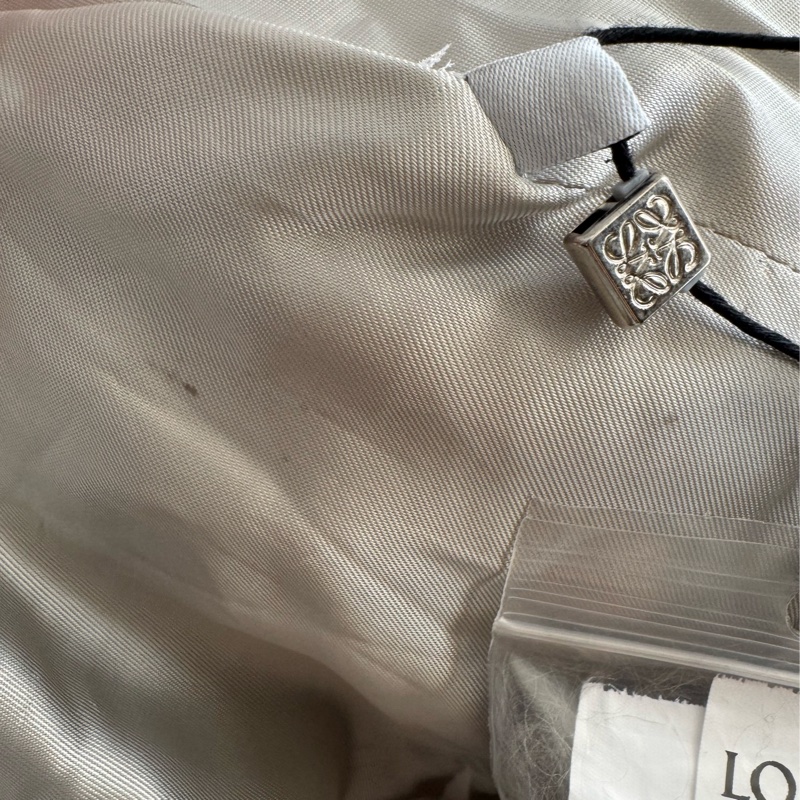 Loewe灰色羊毛大衣外套🧥36號 貴婦名媛必備商品❤️❤️-10