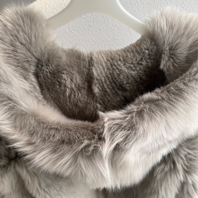 Loewe灰色羊毛大衣外套🧥36號 貴婦名媛必備商品❤️❤️-11