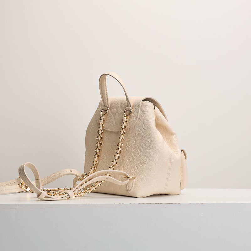 二手Lv backup 青蛙後背包／白壓紋-2