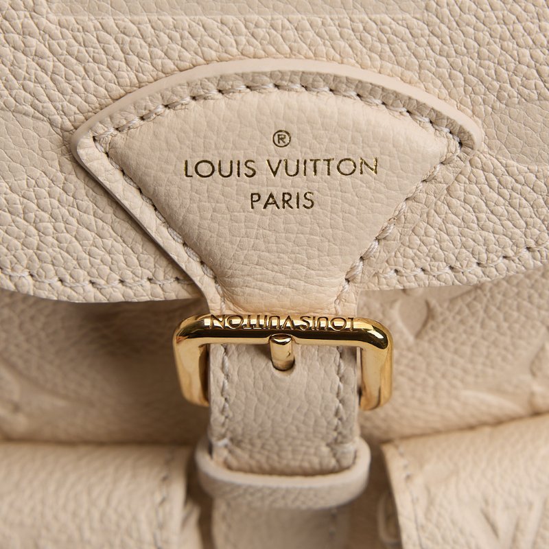 二手Lv backup 青蛙後背包／白壓紋-5