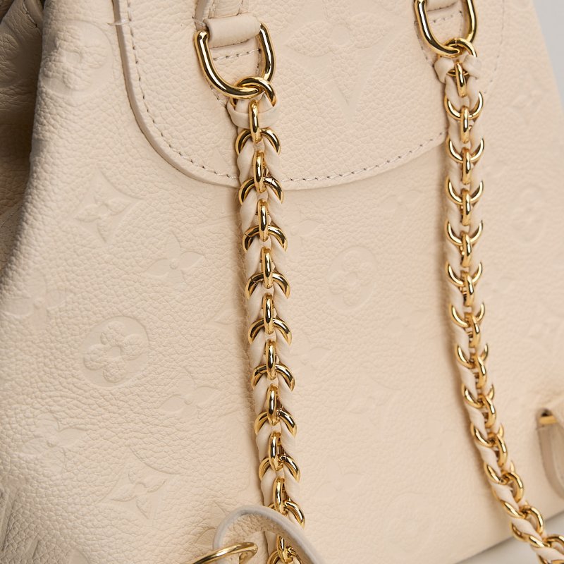 二手Lv backup 青蛙後背包／白壓紋-8