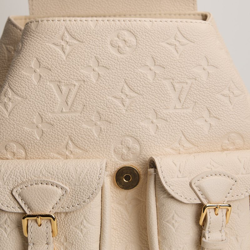 二手Lv backup 青蛙後背包／白壓紋-15