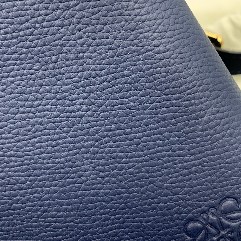 💙Loewe荔枝紋深海藍Mini Gate-11